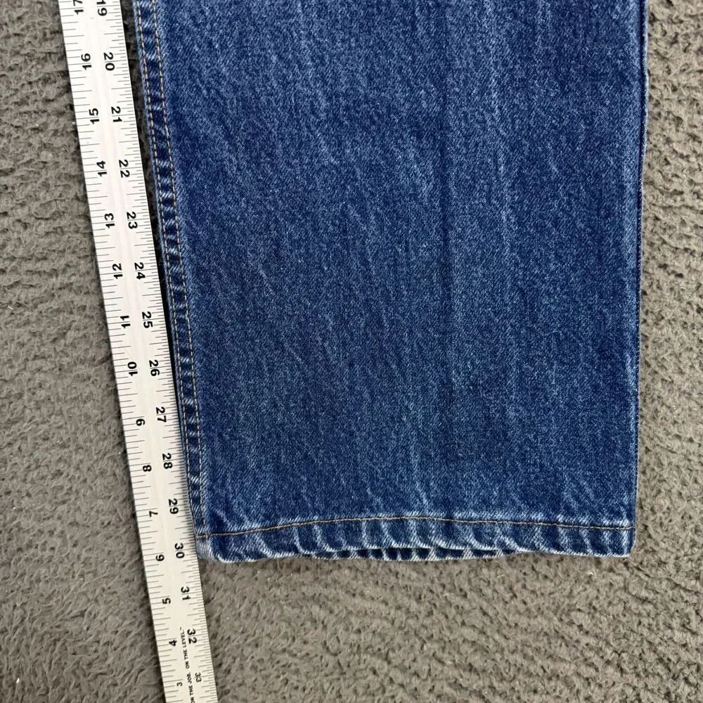 Vtg Levis 517 Bootcut Jeans Mens 38x36 (Fits 36x30) Blue Denim Made in USA